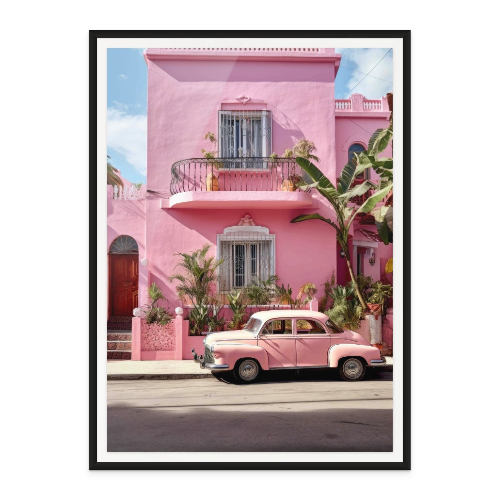 Encanto Rosa en Oaxaca Art Print