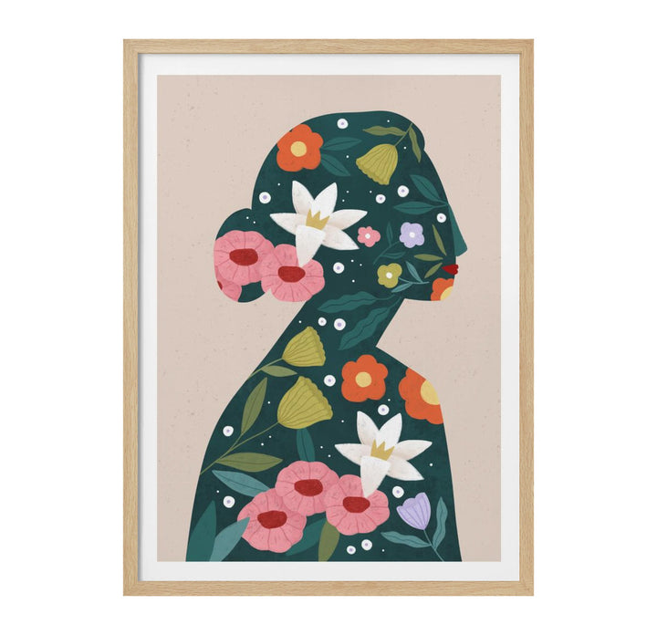 Filled With Flowers Art Print