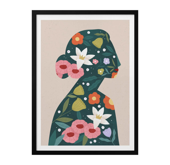 Filled With Flowers Art Print