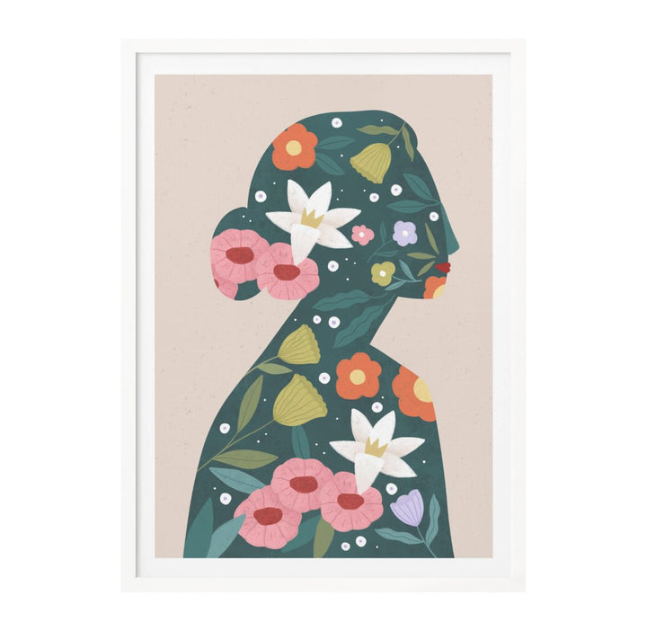 Filled With Flowers Art Print