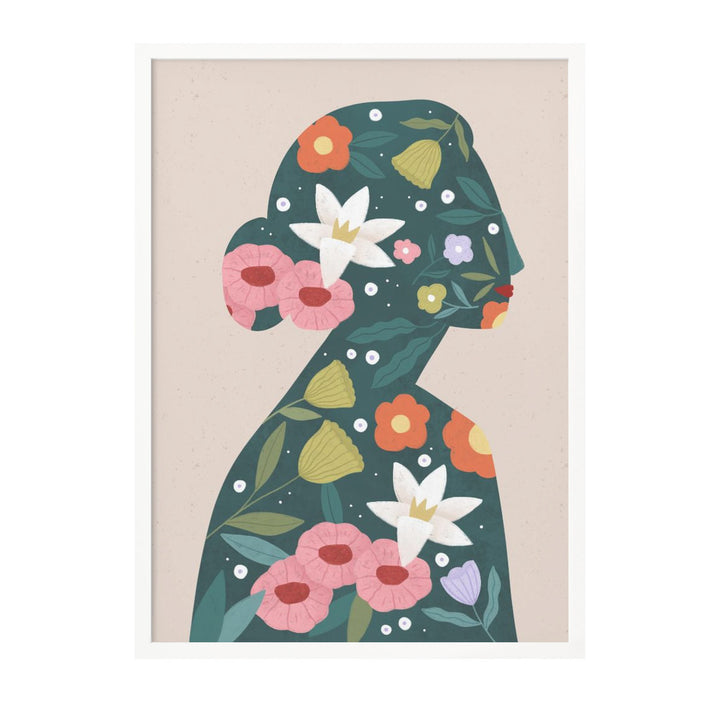 Filled With Flowers Art Print