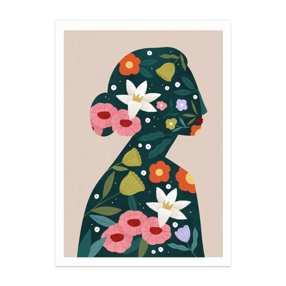 Filled With Flowers Art Print