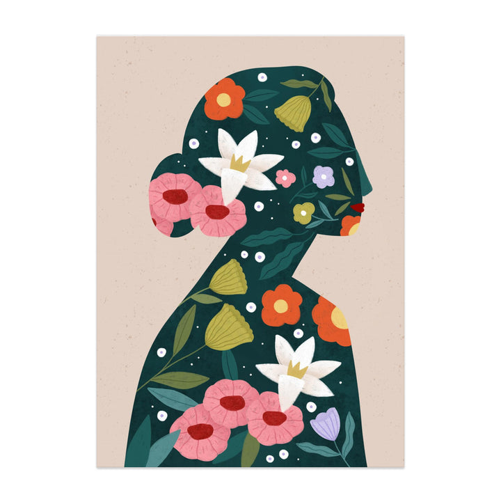 Filled With Flowers Art Print