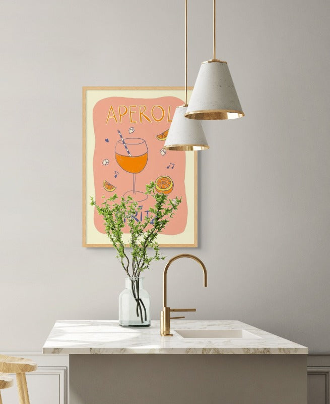 Aperol Spritz Art Print