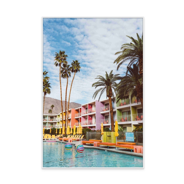 Palm Springs Pool Day Art Print