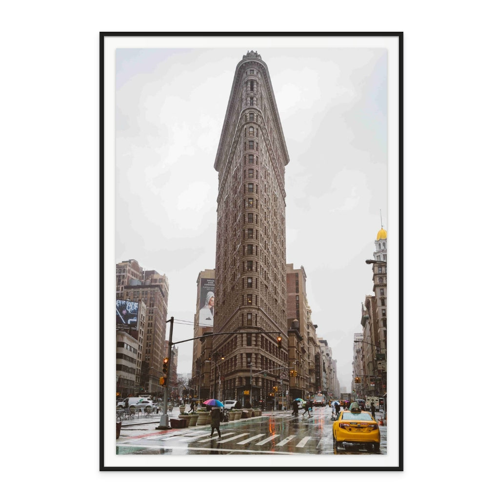 Flatiron Rainy Day Art Print