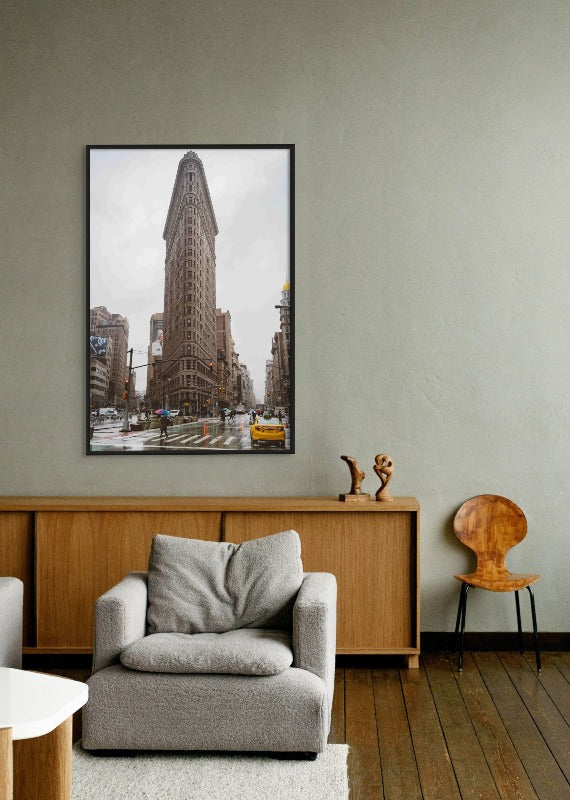 Flatiron Rainy Day Art Print