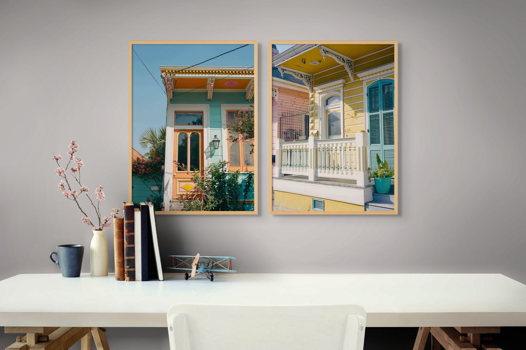 Set "New Orleans Architecture IV" + "New Orleans Architecture XV " Art Prints