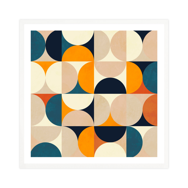 Cuadro "Geometry New 12 Bleu Claire"
