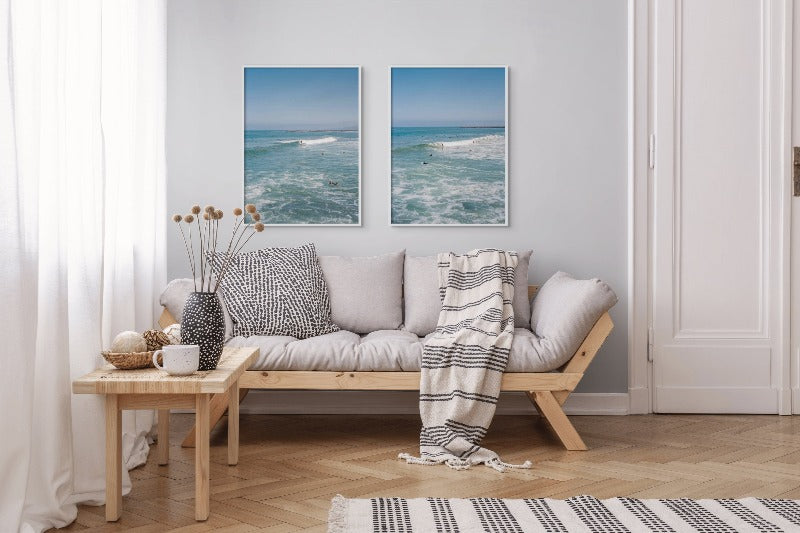 Set "San Diego Ocean Beach" Art Prints