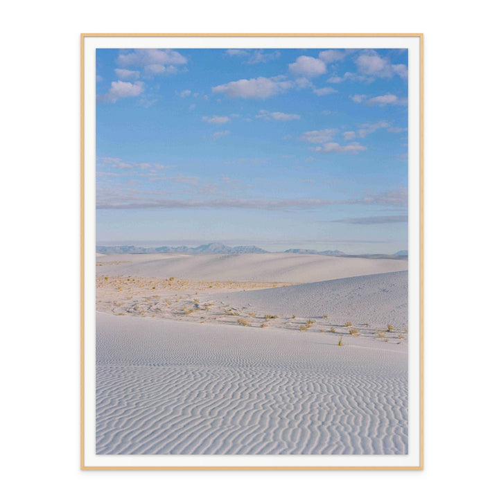 White Sands New Mexico Sunrise I Art Print