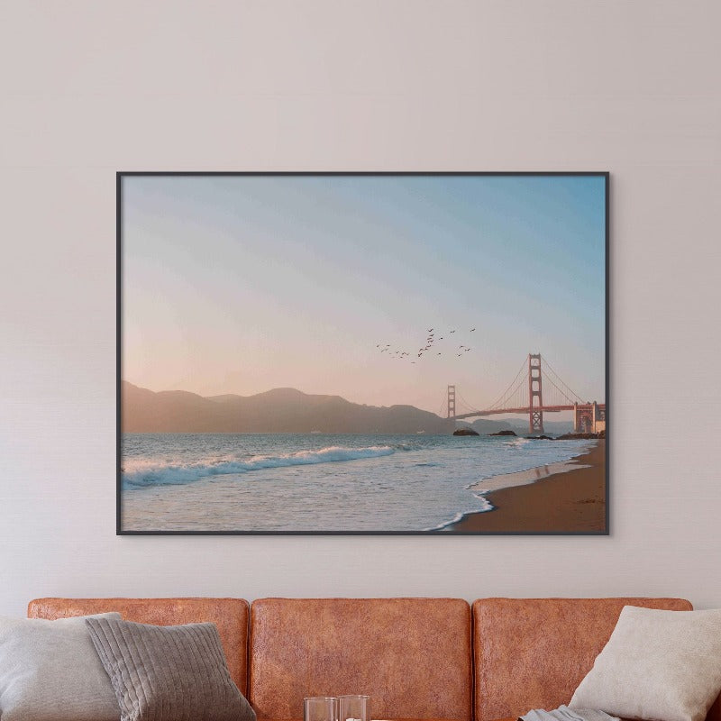 San Francisco Beach Sunset VI Art Print