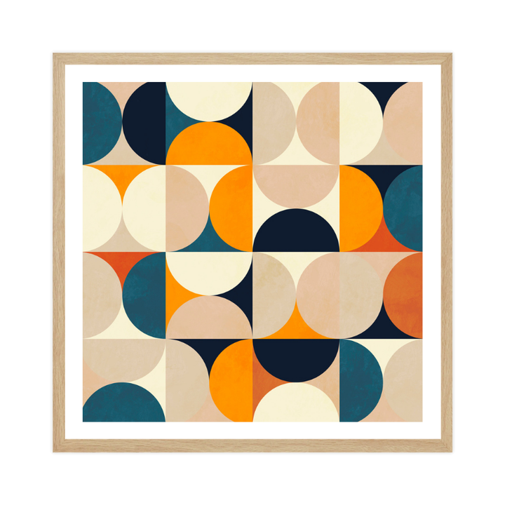 Cuadro "Geometry New 12 Bleu Claire"