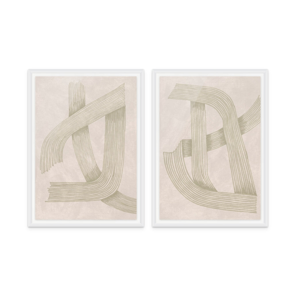 Set "Sophisticated Lines" Art Prints