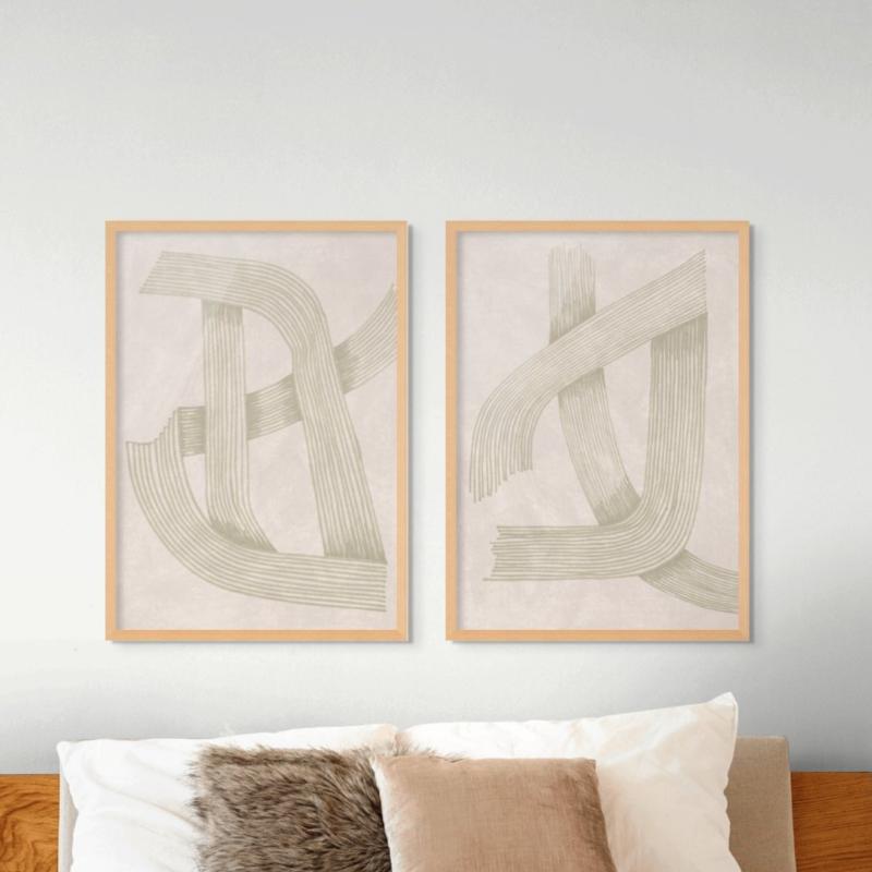 Set "Sophisticated Lines" Art Prints