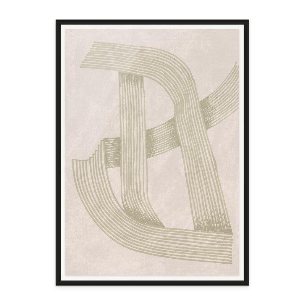 Abstract Sophisticated Line I Art Print