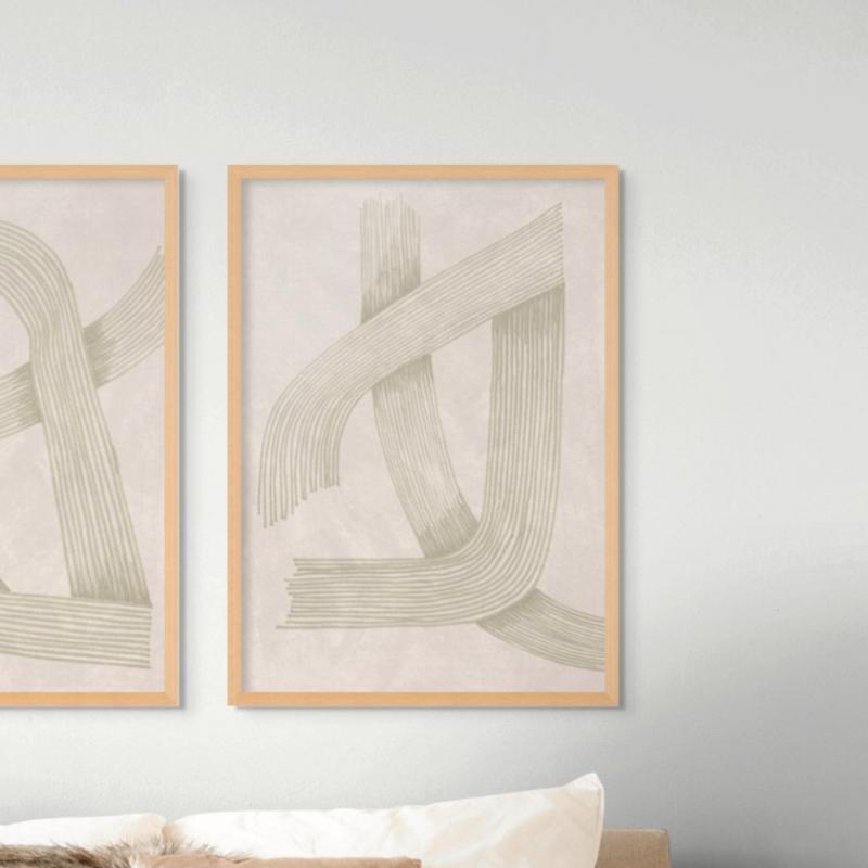 Abstract Sophisticated Line II Art Print