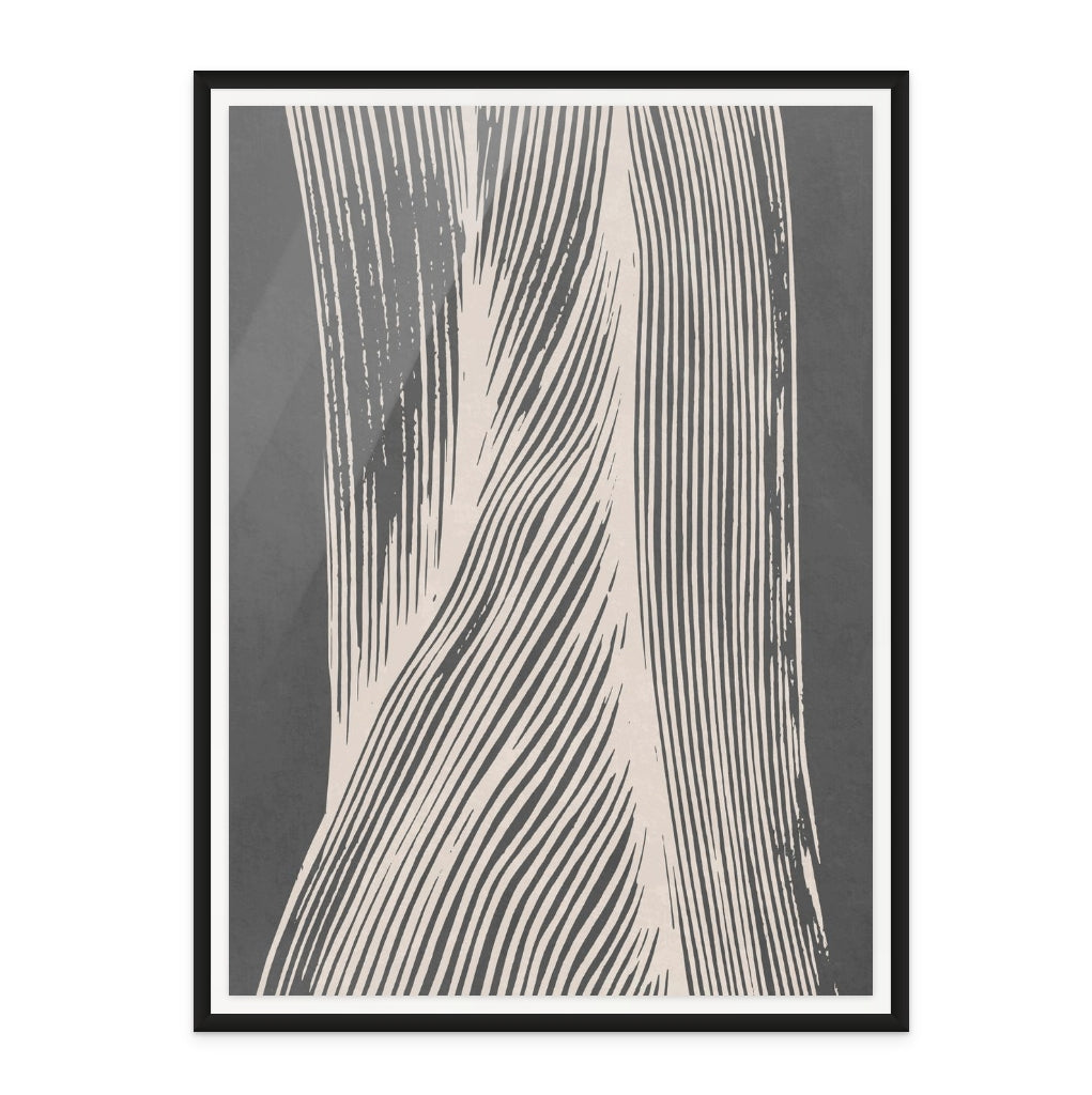 Abstract Hand Drawn Line II Art Print