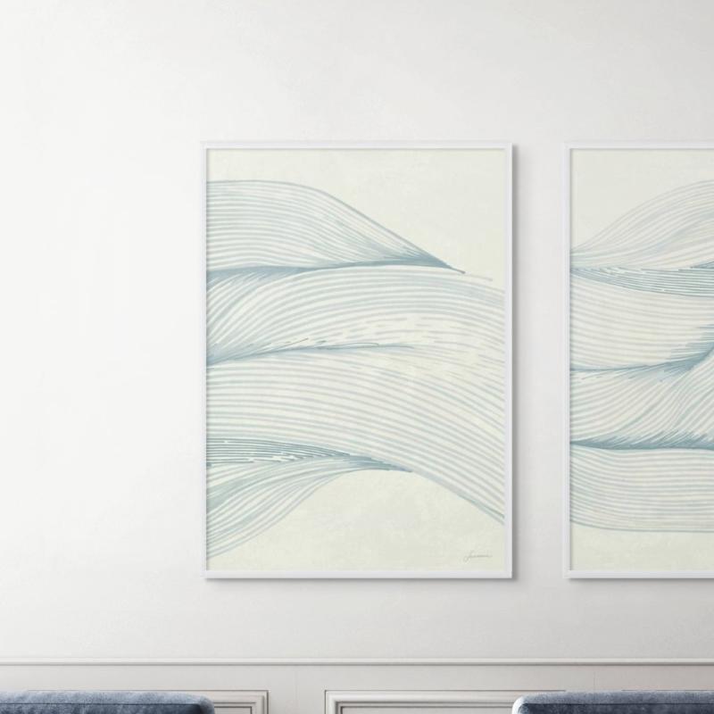 Ocean in Lines Art Print