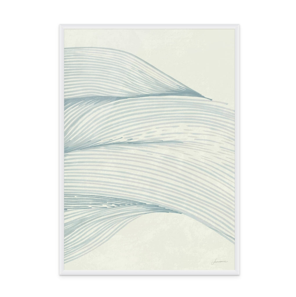 Ocean in Lines Art Print