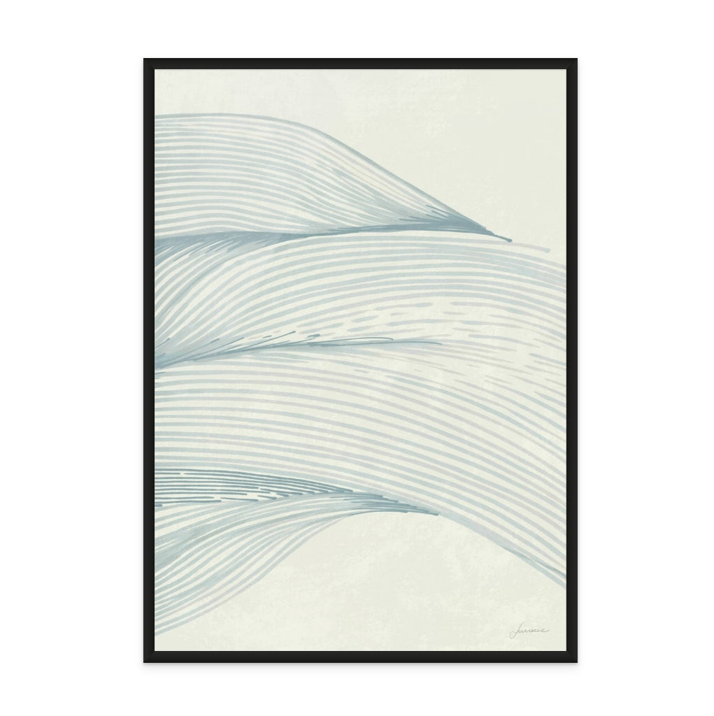 Ocean in Lines Art Print