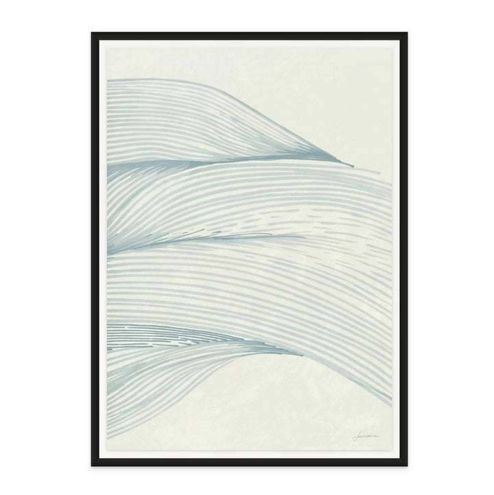 Ocean in Lines Art Print