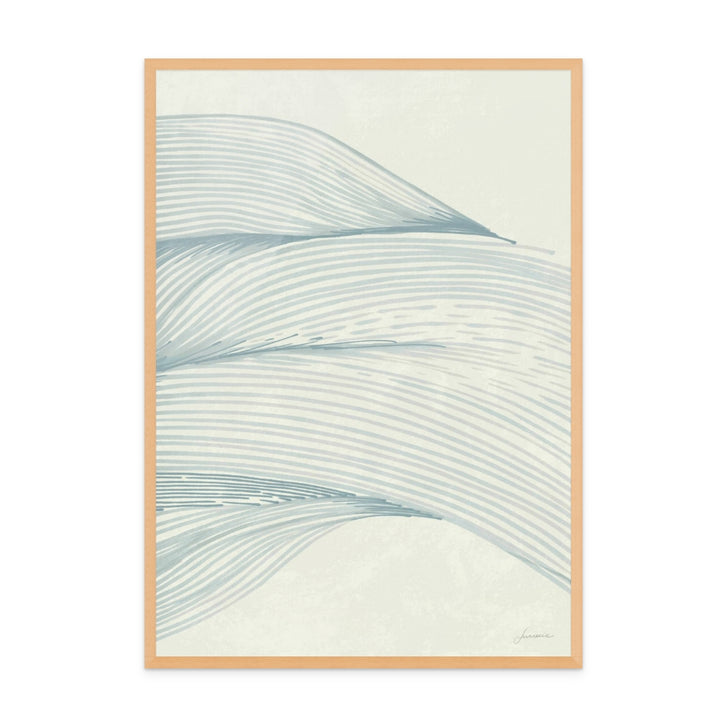 Ocean in Lines Art Print