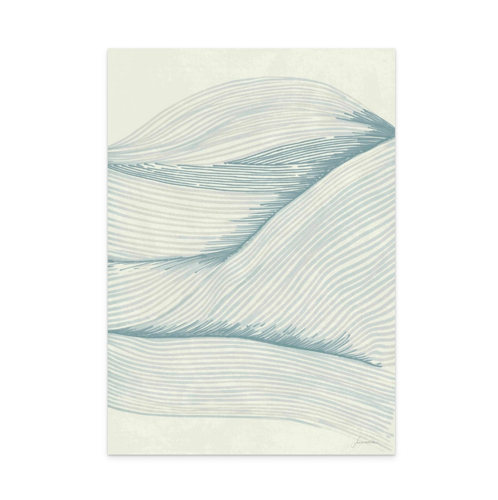 Ocean in Lines II Art Print