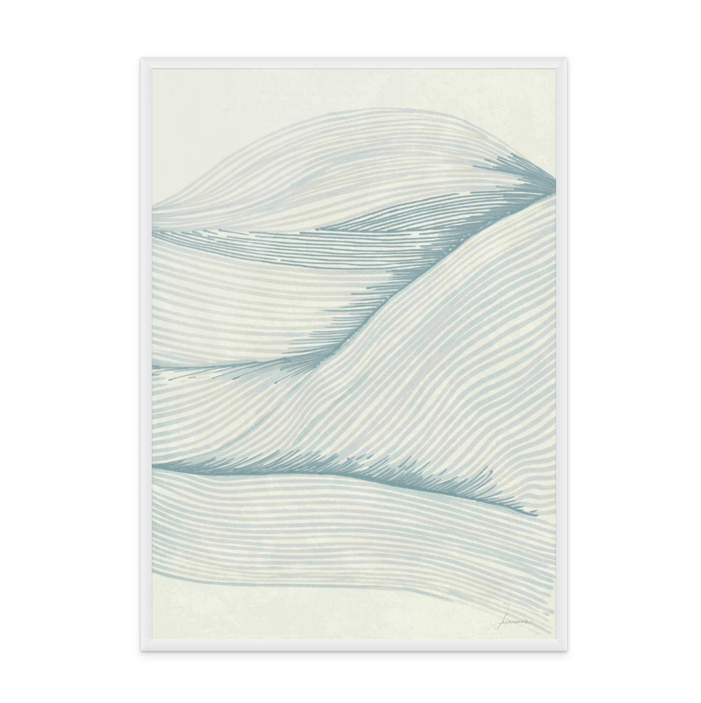 Ocean in Lines II Art Print