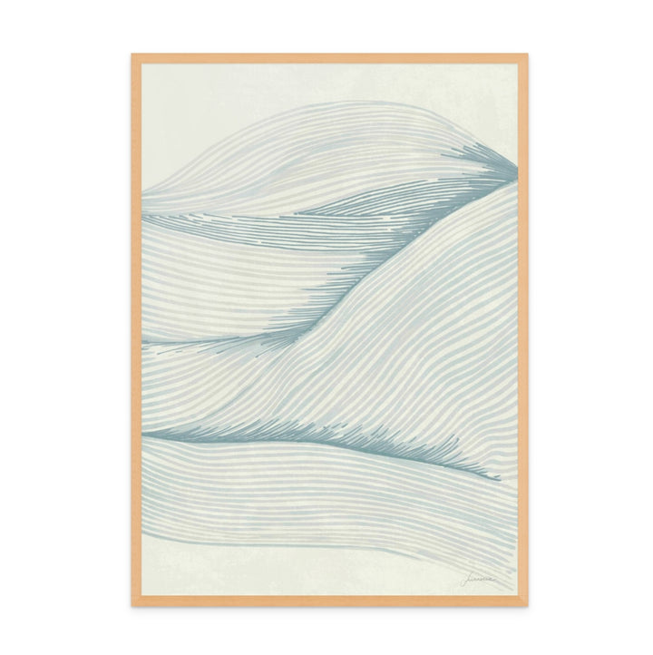 Ocean in Lines II Art Print