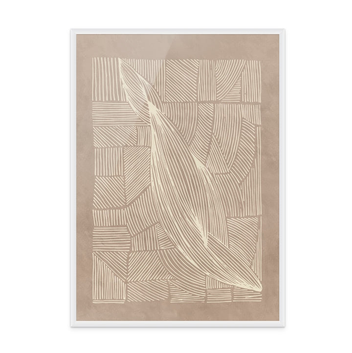 Abstract Irregular Lines II Art Print