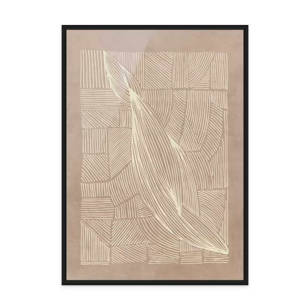 Abstract Irregular Lines II Art Print