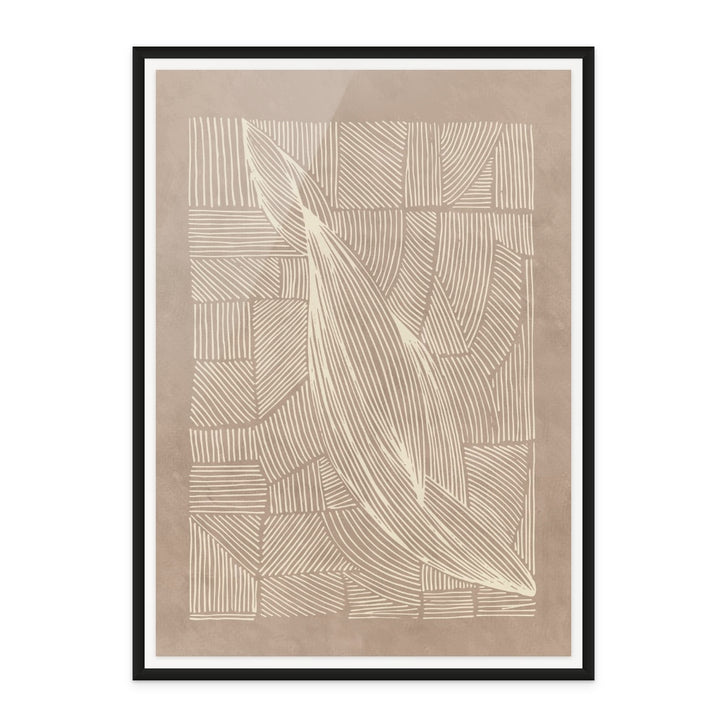 Abstract Irregular Lines II Art Print