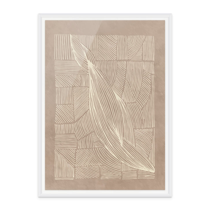 Abstract Irregular Lines II Art Print