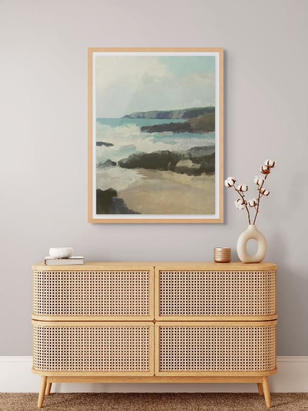 Rocky Beach Art Print