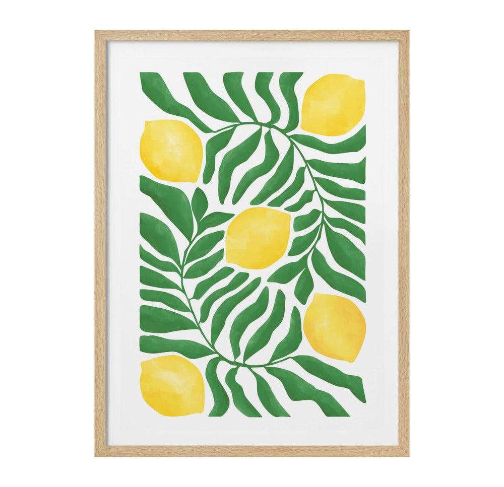 Lemons Art Print