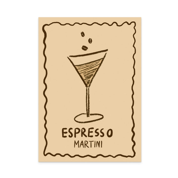 Poster Espresso Martini Up Art Print