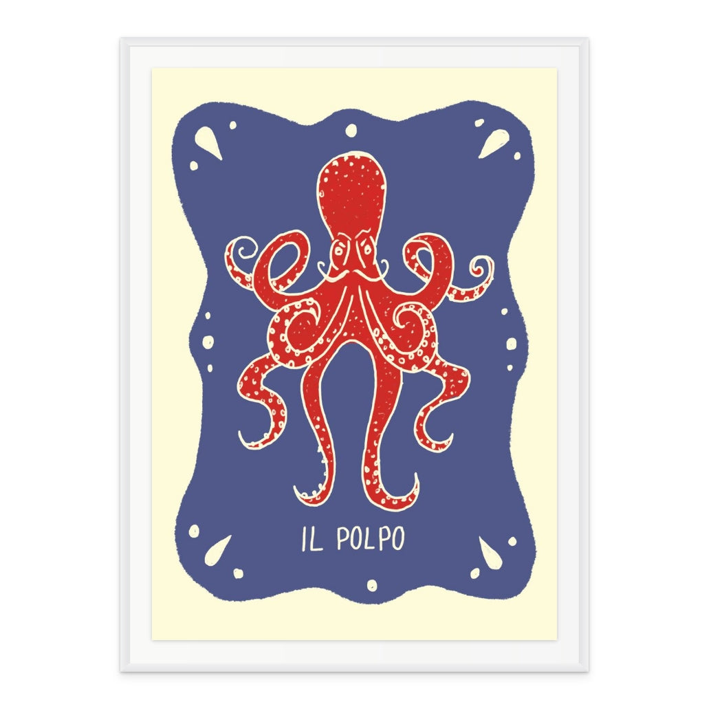 Polpo Up Art Print