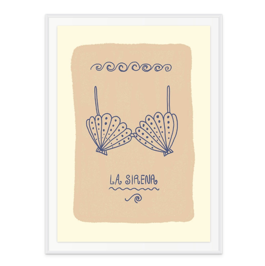 Sirena Up Art Print