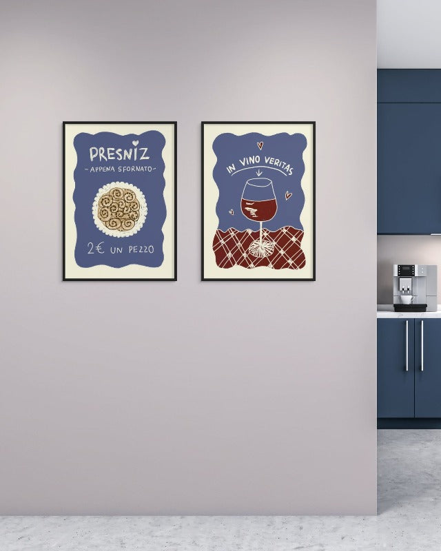 In Vino Veritas Up Art Print