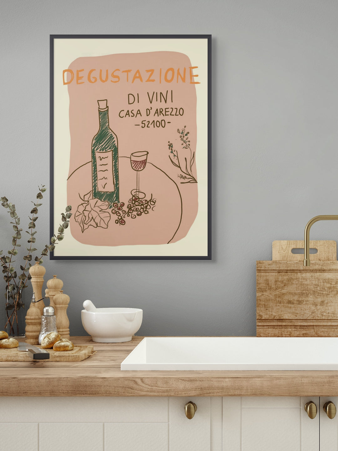 Degustationen Up Art Print