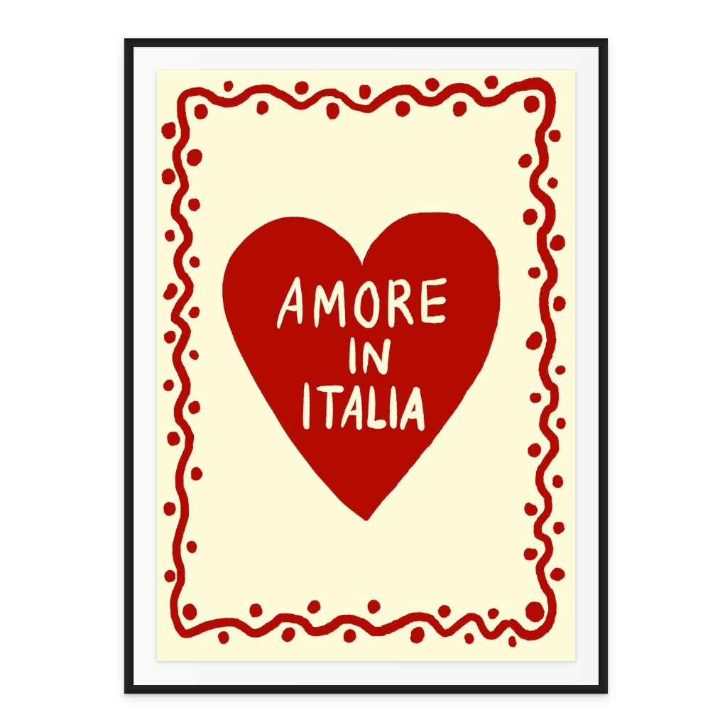 Amore in Italia Up Art Print