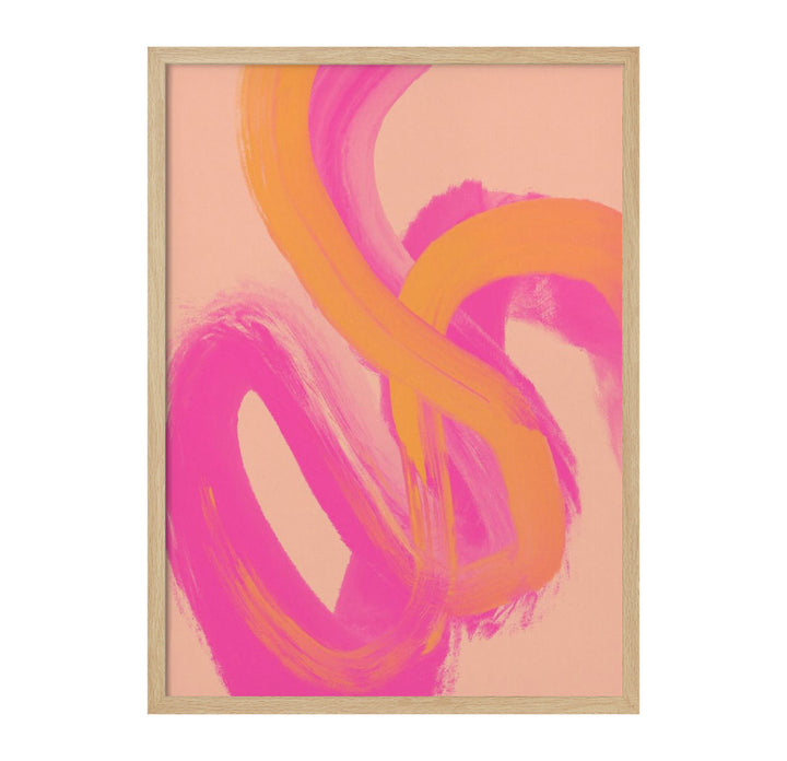 Color Strokes No 14 Art Print