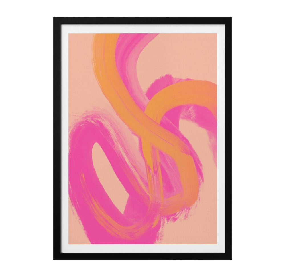 Color Strokes No 14 Art Print