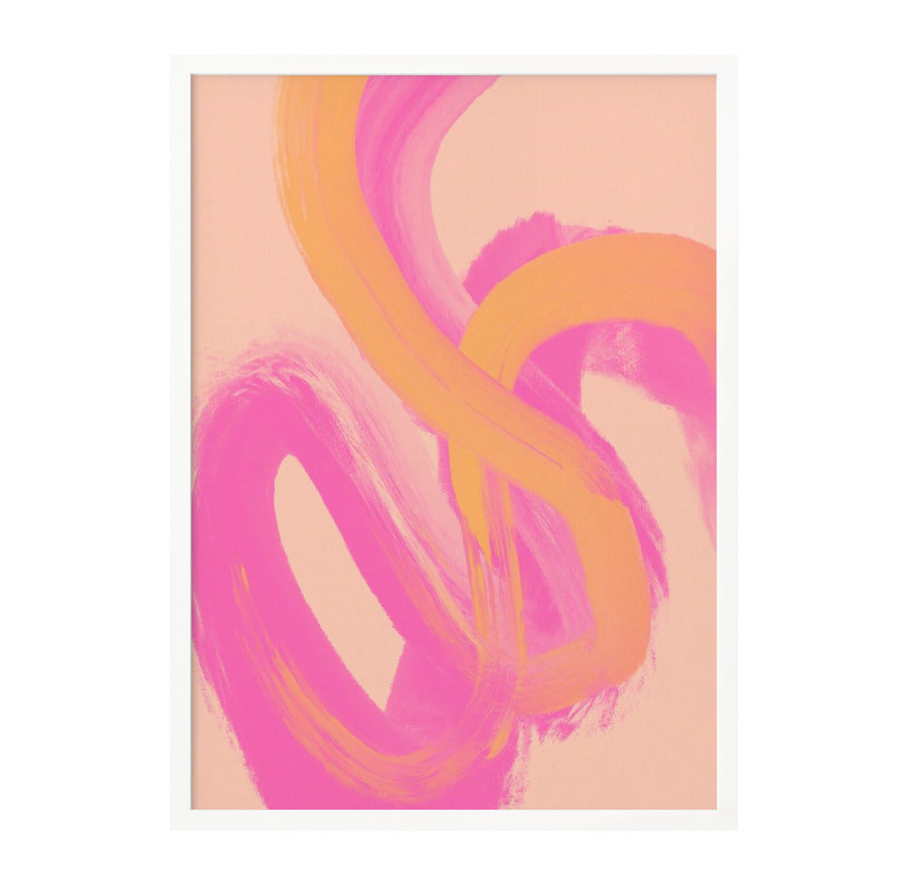 Color Strokes No 14 Art Print