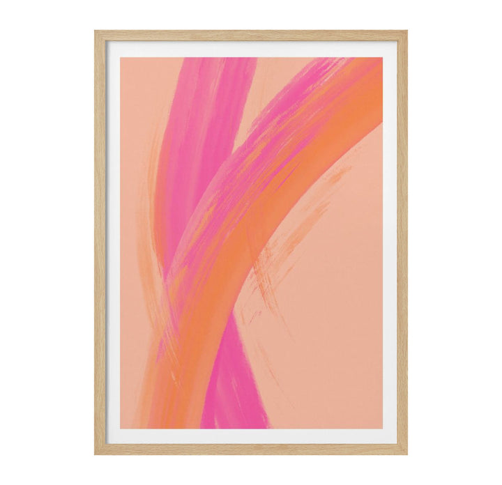 Color strokes no 15 Art Print