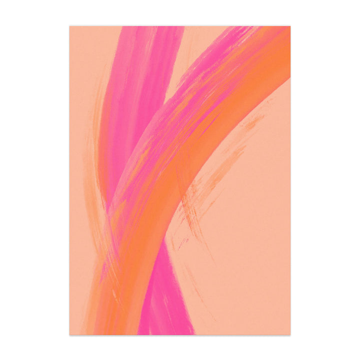 Color strokes no 15 Art Print