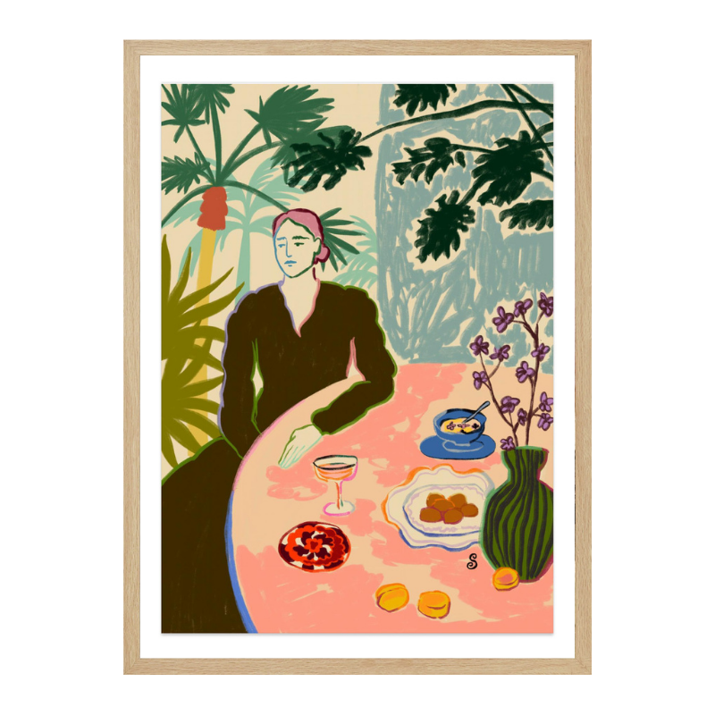 Tropical Brunch Art Print