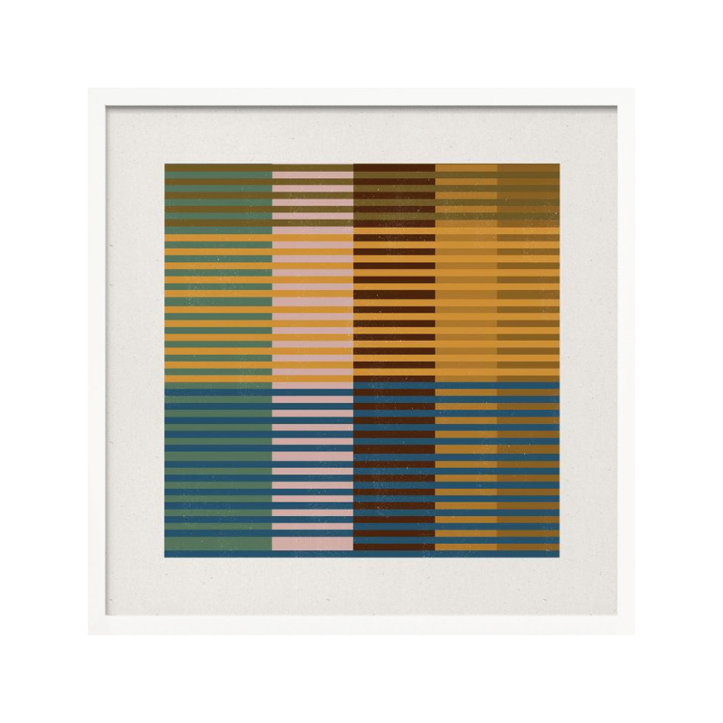 Cuadro "Striped Color Blocks"