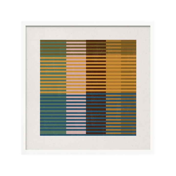 Cuadro "Striped Color Blocks"